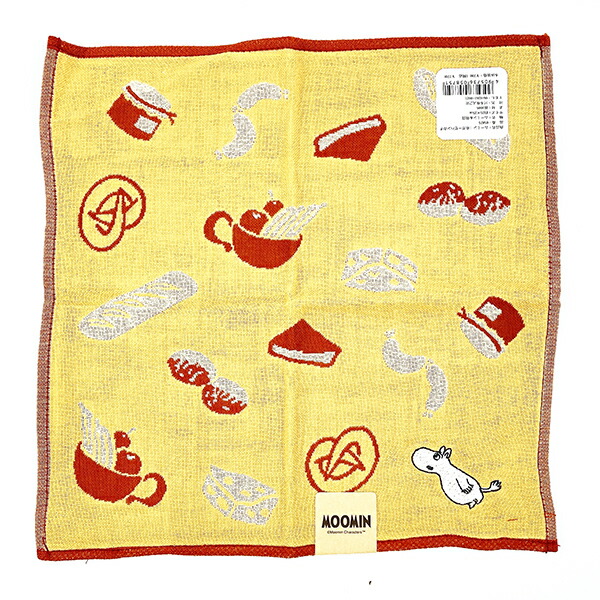 他サイト： ムーミン ムーミン&朝食 三重ガーゼハンカチの商品画像