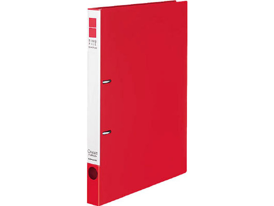 他サイト： リングファイル〈スリムスタイル〉 A4タテ 背幅27mm 赤 コクヨ フ-URF420NRの商品画像