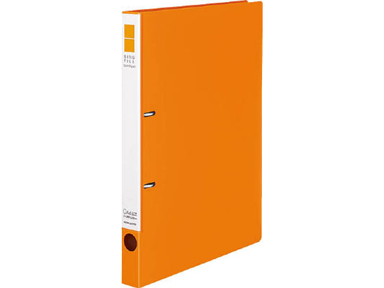 他サイト： リングファイル〈スリムスタイル〉 A4タテ 背幅27mm オレンジ コクヨ フ-URF420NYRの商品画像