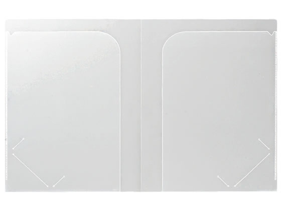他サイト： A3・2つ折りクリアーホルダー A4 10枚 プラス 88147の商品画像