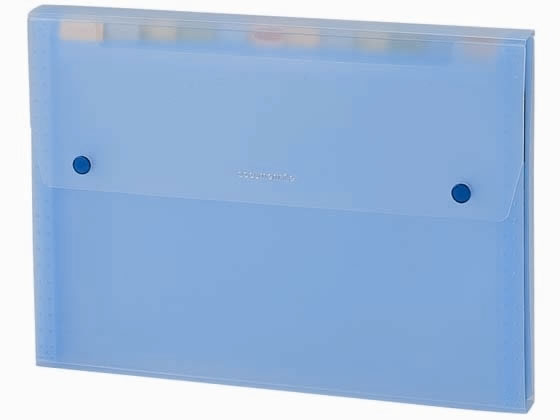 他サイト： ドキュメントファイル A4 13ポケット ブルー セキセイ SSS-1212-BUの商品画像