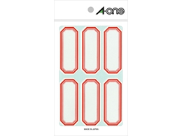 3M エーワン] セルフ角ペーパー 小 赤 5001