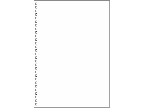 他サイト： ツイストノート専用リーフ セミB5 29穴 無地 30枚 リヒトラブ N-1600Pの商品画像