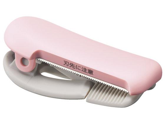 他サイト： テープカッターカルカット クリップタイプ小巻20〜25mm幅用ライトピンク コクヨ T-SM401LPの商品画像
