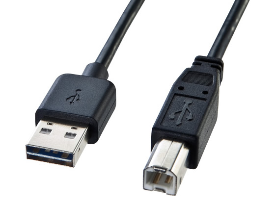 他サイト： USBケーブル A-B 2m ブラック サンワサプライ KU-R2の商品画像