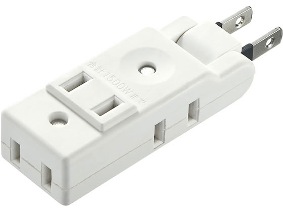 他サイト： スイングミニタップ(2P・4個口・ホワイト) サンワサプライ TAP-AC10Wの商品画像