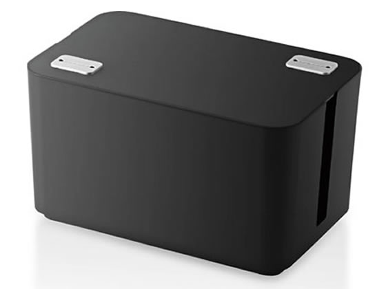 他サイト： ケーブル収納ボックス 小 ブラック エレコム EKC-BOX002BKの商品画像