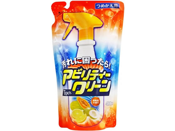 他サイト： ティポス アビリティークリーン 詰替 400ML 友和 358400の商品画像