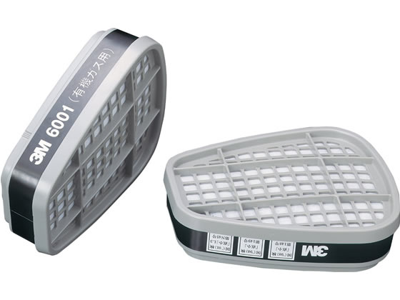 他サイト： 吸収缶 デュアルタイプ 有機ガス用 3M 6001の商品画像