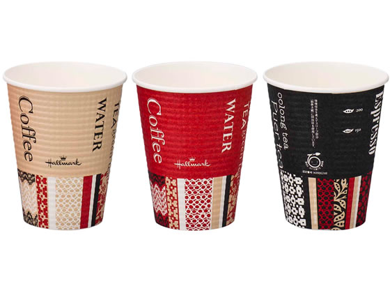 他サイト： エンボスカップ ホールマークカフェ260ml 50個入 サンナップ C2650ECの商品画像