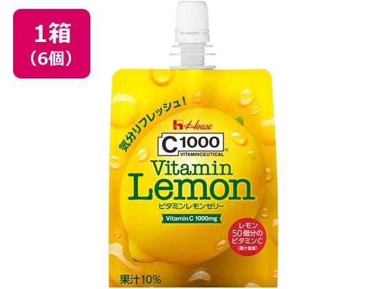 他サイト： C1000 ビタミンレモンゼリー 180g×6個 ハウスウェルネスフーズの商品画像