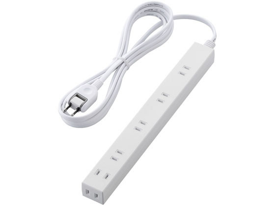 他サイト： ACアダプタ用幅広タップ 雷 6口 3m 白 エレコム T-NSLK-2630WHの商品画像