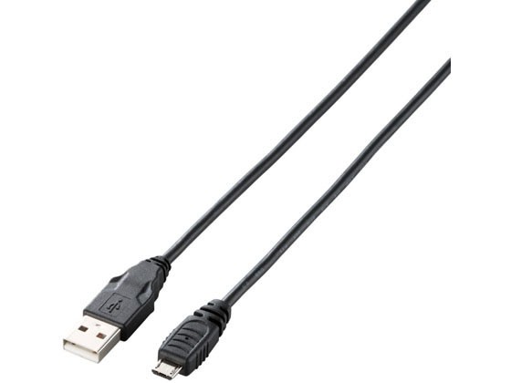 他サイト： USB2.0ケーブル A-MicroBケーブル 2m エレコム U2C-AMB20BKの商品画像