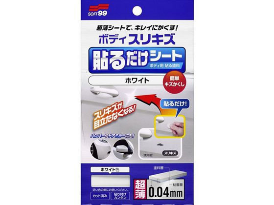他サイト： ボディ貼るだけシート ホワイト ソフト99 02101の商品画像