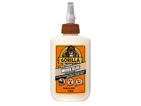 他サイト： 木工用強力接着剤 ゴリラ ウッドグルー 118ml 呉工業 NO.1773 118mlの商品画像