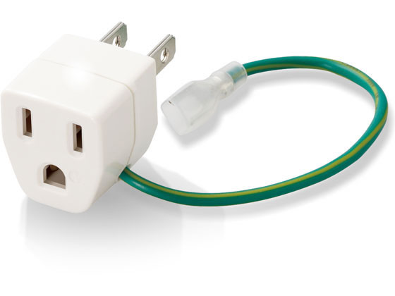 他サイト： コンセント 変換プラグ海外→日本用 Aタイプ エレコム T-NHPAA3WHの商品画像