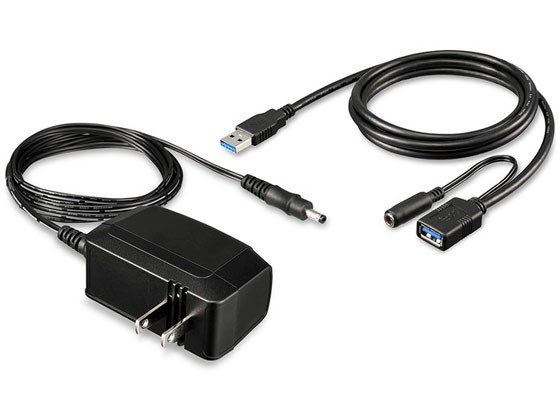 他サイト： ポータブルHDD向け給電用ACアダプター バッファロー AC-DC5PSC2の商品画像