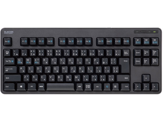 他サイト： Bluetooth 5.0メンブレンコンパクトキーボード エレコム TK-FBM111BKの商品画像