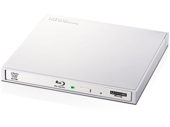 他サイト： Blu-rayディスクドライブ スリム ソフト付 ロジテック LBD-PWA6U3LWHの商品画像
