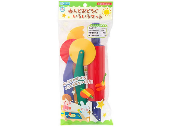 他サイト： ねんどおどうぐいろいろセット 銀鳥 462-320の商品画像