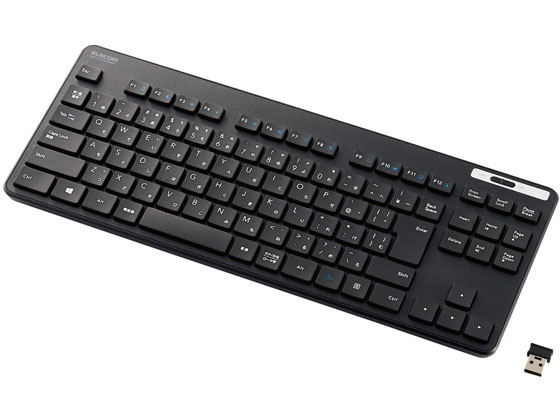 他サイト： キーボード ワイヤレス 抗菌 薄型 ミニ エレコム TK-FDM109TKBKの商品画像