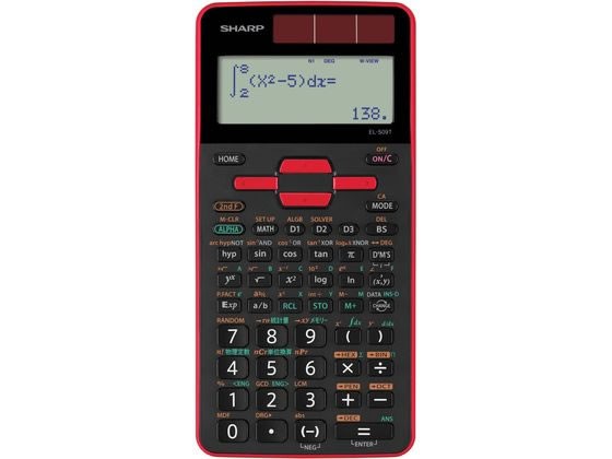 他サイト： 関数電卓 10桁 レッド シャープ EL509TRXの商品画像