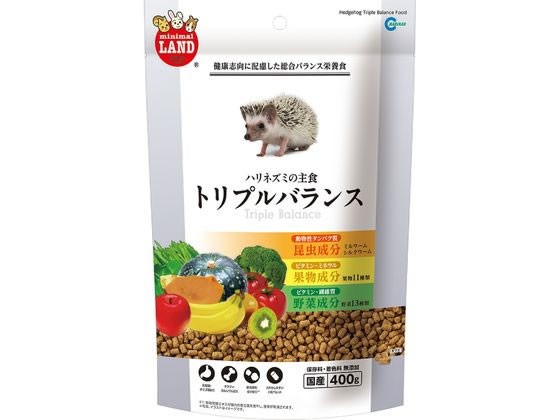 他サイト： ハリネズミの主食 トリプルバランス 400g マルカンの商品画像