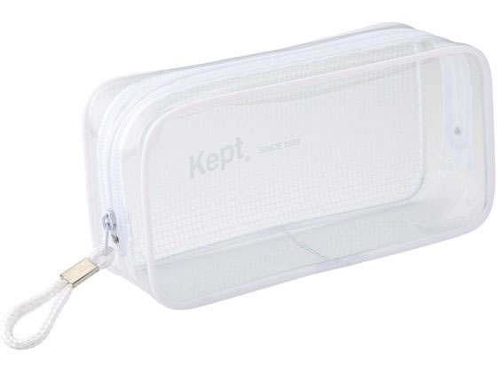 他サイト： ケプト kept クリアペンポーチ ホワイト レイメイ KPF902Wの商品画像