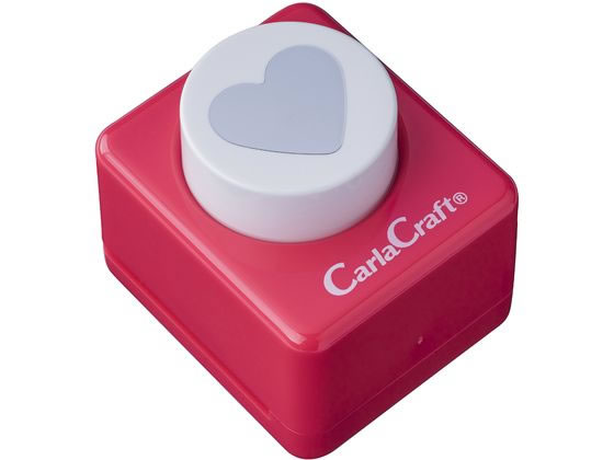 他サイト： ミドルサイズ クラフトパンチ カール事務器 CP-2ハートの商品画像