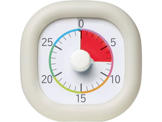 他サイト： トキ・サポ 時っ感タイマー 色で時間経過実感 30分アイボリー ソニック LV-5311-Iの商品画像