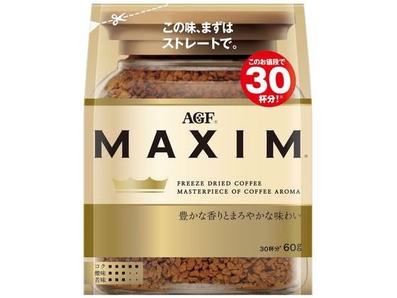 マキシム インスタントコーヒー 袋 60g 味の素Ａ...