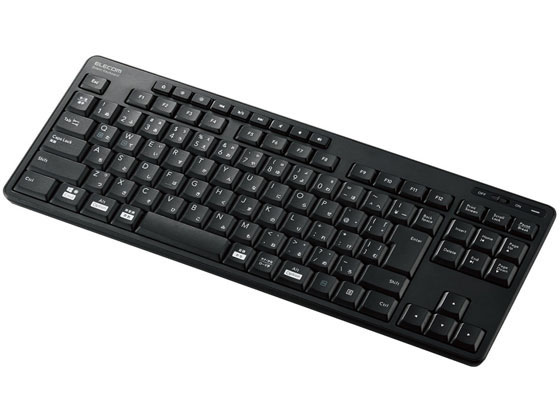 他サイト： ワイヤレスキーボード USB 静音 抗菌 エレコム TK-FDM115SKTBKの商品画像