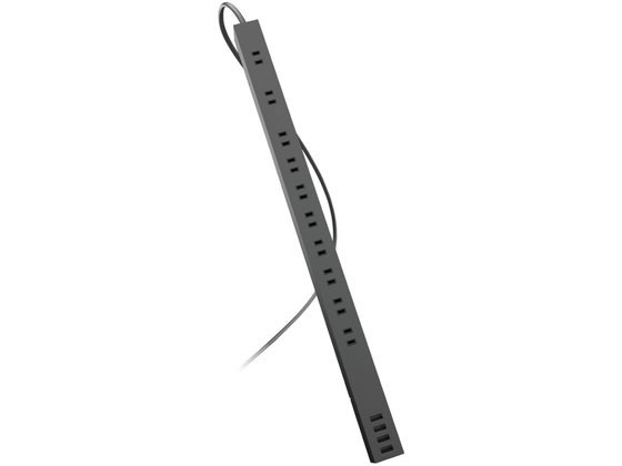 他サイト： 延長コード コンセント×10口 USB-A×4 エレコム ECT-1925BKの商品画像