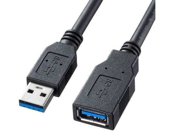 他サイト： USB3.0延長ケーブル ブラック 0.5m サンワサプライ KU30-EN05Kの商品画像