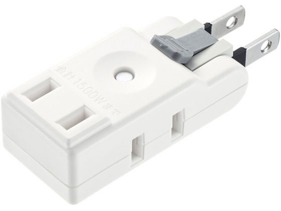 他サイト： 楽抜けマイクロタップ (2P 3個口) サンワサプライ TAP-B57Wの商品画像