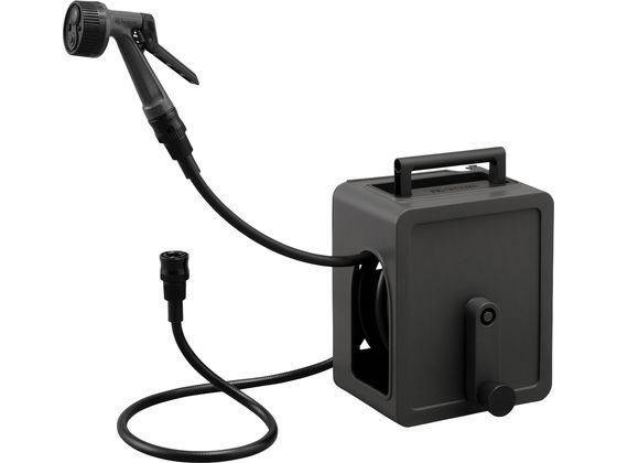 他サイト： フルカバーコンパクトホースリール10m ダークグレー アイリスオーヤマ FCH-10M-GYの商品画像