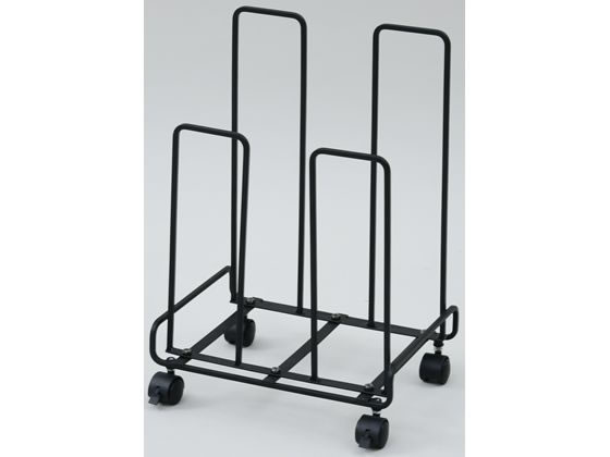 他サイト： ダンボール収納ワゴン 山善 RDSW-165(BK)の商品画像