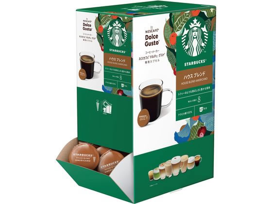 他サイト： スターバックス ハウスブレンド ドルチェ グスト カプセル 60杯分 ネスレ 12452800の商品画像