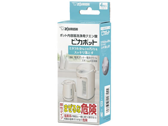 他サイト： クエン酸ピカポット 30g×4包 象印 CD-KB03Xの商品画像