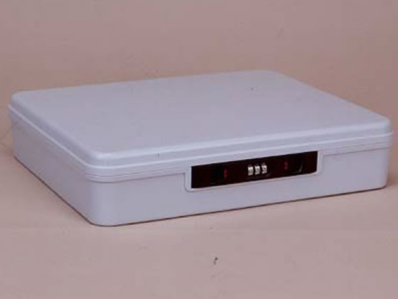 他サイト： ダイヤルロック式小物BOX 335×285×72 グレー アイリスオーヤマ 5138442の商品画像
