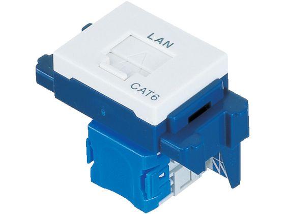 他サイト： ぐっとすシリーズ情報モジュラジャック CAT5E 埋込型 ホワイト パナソニックライフソリューションズ 7999470の商品画像