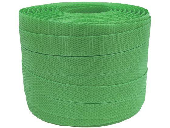 他サイト： 梱包用品 PPバンド 15.5mm×100m グリーン ユタカメイク 7540744の商品画像