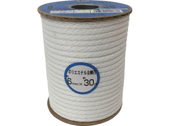 他サイト： ロープ ポリエステル金剛打ボビン巻 6mm×30m ユタカメイク 4948726の商品画像