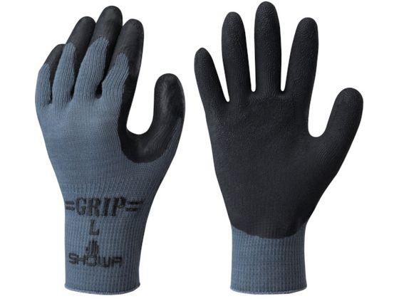 他サイト： 天然ゴム背抜き手袋 NO313グリップ(ソフト) 3双入り 黒 M ショーワグローブ 4410548の商品画像