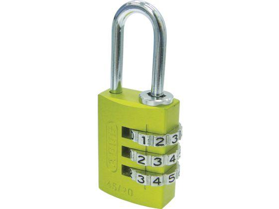 他サイト： ナンバー可変式南京錠 145-20 イエロー アバス 4451317の商品画像