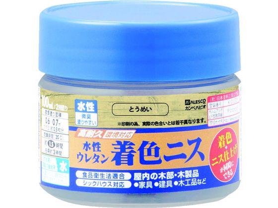 他サイト： KANSAI/水性ウレタン着色ニス 100ML とうめい カンペハピオ #00707654002100の商品画像