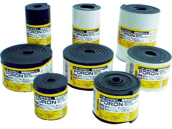 他サイト： マイクロセルウレタンロールPORON 黒 1.5×50mm×1M巻 イノアックコーポレーション 8184110の商品画像