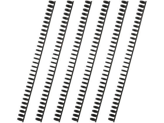 他サイト： ルーズリング 10mm ブラック 6本入 カール事務器 LR-10-Kの商品画像
