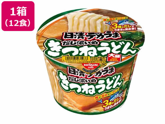他サイト： 日清デカうまきつねうどんだし濃いめ106g12食 日清食品の商品画像