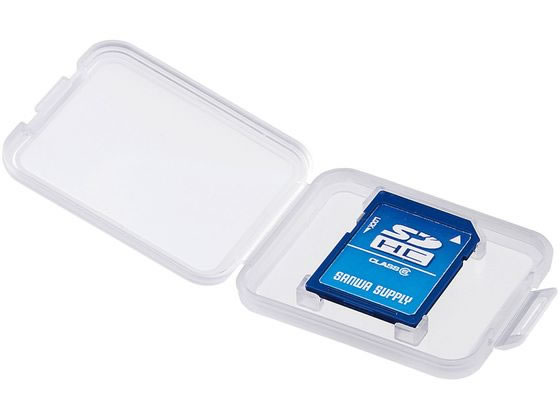 他サイト： メモリーカードクリアケース(SDカード用)6個セット サンワサプライ FC-MMC10SDNの商品画像